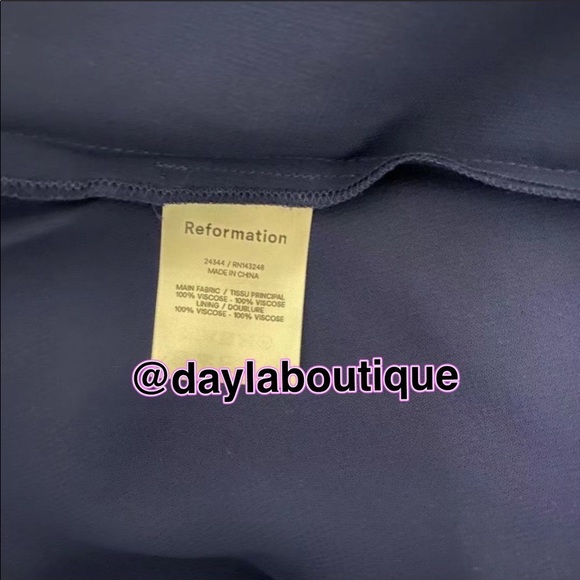 Reformation Twilight Dress Danube - Picture 8 of 9